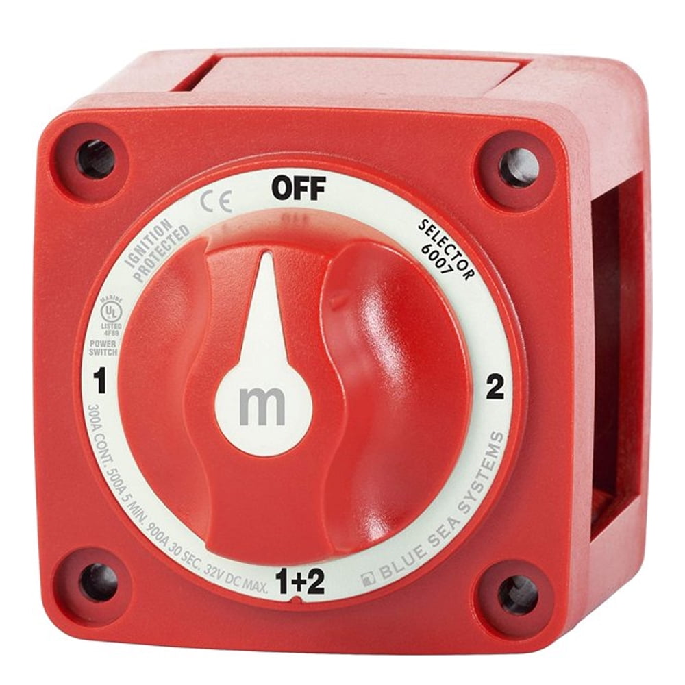 CarBole Blue Sea 6007 MSeries Dual Battery Switch Selector 4 Position