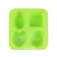 thumbnail image 3 of 4 Cavity Soap Mold Round Oval Heart Square Shape Handmade Soap Mold Portable Unique Soap Making Tool, 3 of 9
