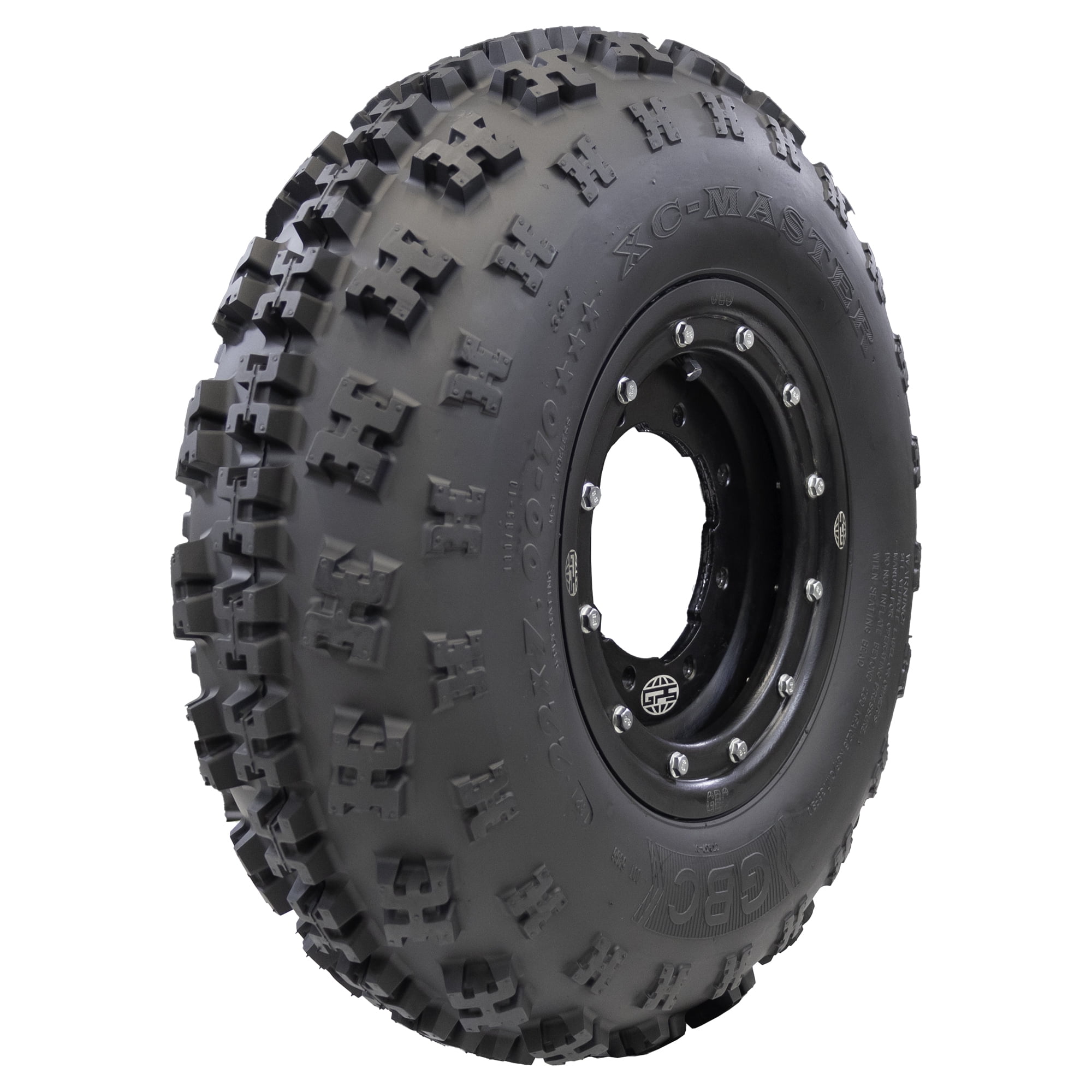 GBC Ground Buster III 21X7.00-10 ATV Front Tire, 6-Ply Rated XC