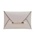 thumbnail image 1 of Elegante Bolso Mano Brillante Lujo para Mujer Boda Color Sólido, 1 of 9