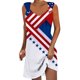 thumbnail image 1 of Vestido de Verano para las Mujeres Impreso sin Mangas Cuello en V, Fluido Casual Y Moda Vestido sin Mangas para las Mujeres, 1 of 5