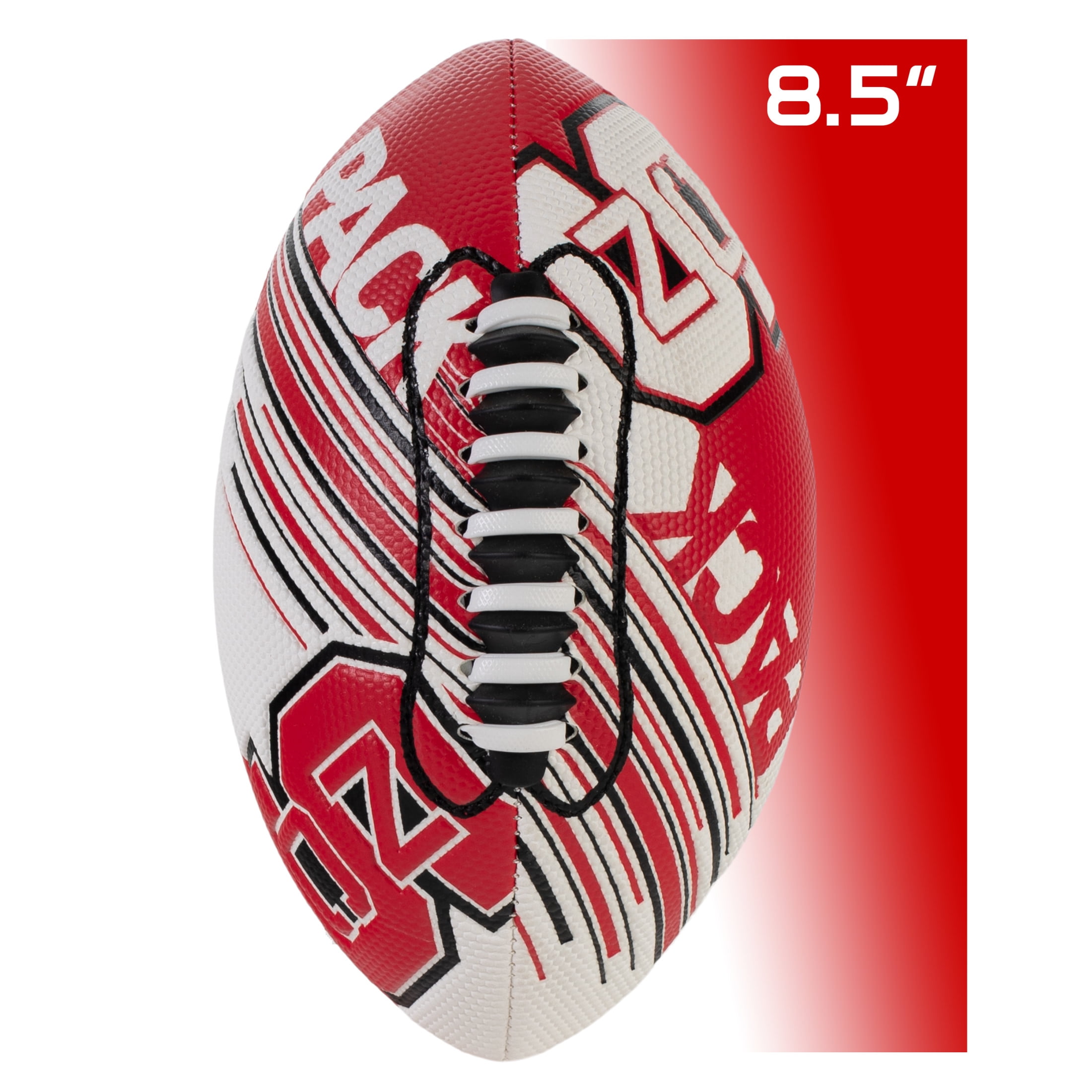 NCAA North Carolina State Wolfpack Football - Youth Mini Football - 8.5" Football- SPACELACE Easy Grip Texture- Perfect for Kids !