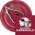 thumbnail image 1 of Trendware Arizona Cardinals Kit De Fiesta De Platos Y Servilletas De Papel, 72 Unidades, 1 of 3
