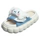 thumbnail image 2 of Venta al por mayor sanrio dibujos animados Anime zapatos Kuromi Zapatillas de casa lindas zapatillas de lino de algodón transpirables para niños, 2 of 4