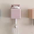 thumbnail image 4 of Retractable Wall Hook with Kawaii Peeking Cat Design, No Drill Decorative Hook for Keys Towels in Bathroom Kitchen, 4 of 7