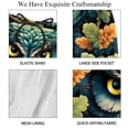 thumbnail image 4 of luoweisi Men's Beach Shorts Quick Dry Swim Trunks with Mesh Lining Cartoon Owl L, 4 of 5