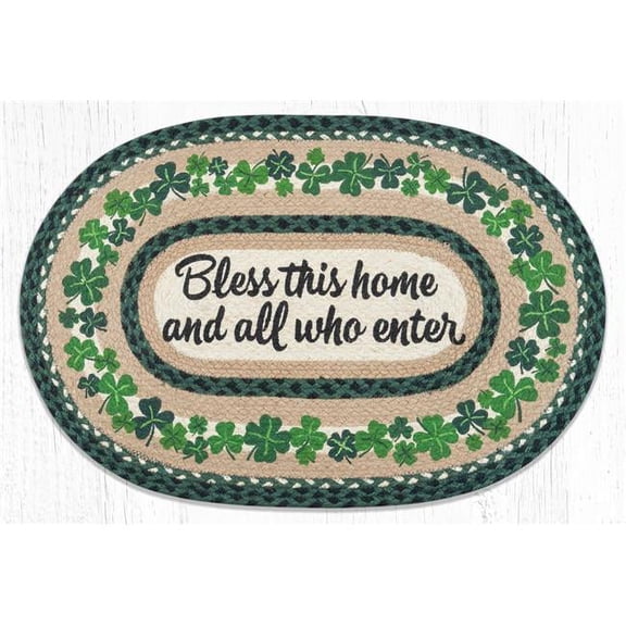 Capitol Importing 65-605BH 20 x 30 in. OP-605 Bless This Home Oval Patch