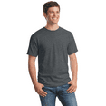 thumbnail image 4 of Gildan - Short Sleeve T-Shirt for Men's - XL Size | 100% Heavy Cotton Crew Neck Tee, Assorted Color T-Shirt, 5.3 Oz | Single Pack – Dark Heather, 4 of 6