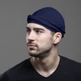 thumbnail image 5 of Xihbxyly Artículos por menos de 5 dólares. Turbante en forrode satén, gorro en trenza preatada, dormir en hombres y mujeres (circunferencia de cabeza aplicable: 60-62 cm/23,62-24,41 pulgadas), 5 of 5