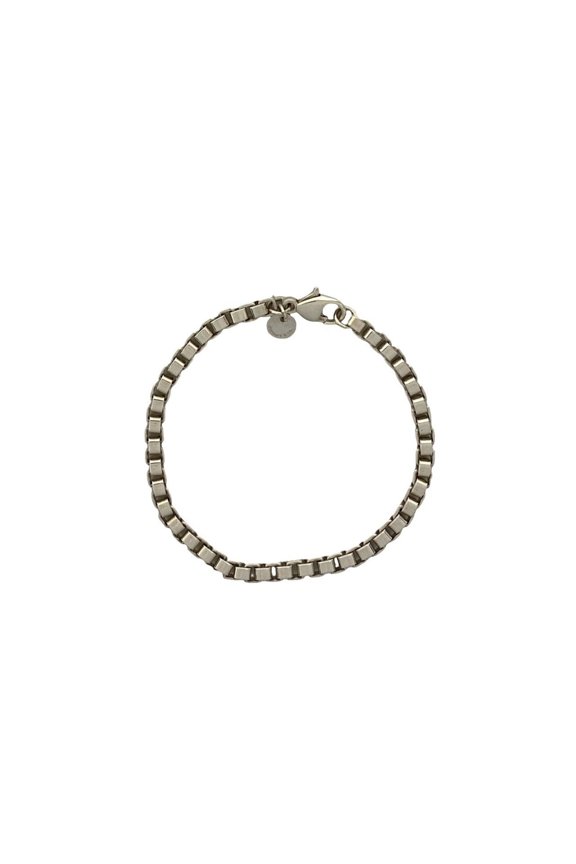 Pre-Owned TIFFANY&Co. Tiffany Venetian Sterling Silver 925 Chain Bracelet, 31513