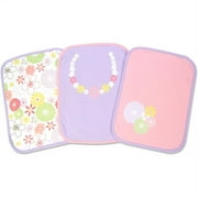 George Baby - Cotton Burp Cloths 3-Pack, Floral