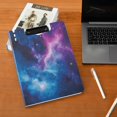 thumbnail image 5 of FORMRS A4 Clipboard Folder with Pen Holder Horizontal Foldable School Office Binder, Galaxy Pattern, 5 of 9