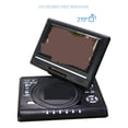 thumbnail image 3 of 7.8 Inch Portable HD TV Home Car DVD Player VCD CD MP3 DVD Player USB SD Cards RCA TV Portatil Cable Game 16:9 ,Swivel Screen, 3 of 5