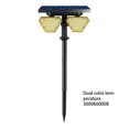 thumbnail image 4 of Wosthever Light Solar Outdoor Lawn Walkway Landscape Lámpara de doble cabeza Patio Paisajismo Iluminación Resistente a la intemperie Recargable Iluminación y accesorios Doble 3000K 6000K Wosthever HA072736-01, 4 of 6