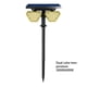 thumbnail image 2 of Inteprter Light Solar Outdoor Lawn Walkway Landscape Lámpara de doble cabeza Patio Paisajismo Iluminación Resistente a la intemperie Iluminación y accesorios Doble 3000K 6000K, 2 of 6