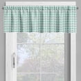 thumbnail image 2 of Ambesonne Chevron Valance Pack of 2, Abstract Zigzag Tribal, 54"X18", Teal White, 2 of 5