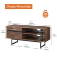 thumbnail image 7 of Mid Century TV Stand with Metal Frame for up to 58 in TVs, 7 of 7