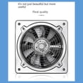 thumbnail image 3 of Ventilador de Refuerzo de 7 Pulgadas, Extractor de Aire, Ventilador de Tubo de VentilacióN para BañO, Inodoro, Cocina, Ventana de Pared, Ventilador de Acero Inoxidable, 3 of 9