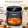 thumbnail image 4 of Nuwave Air Fryer Plus, 8QT Airfryer Smart Digital Touchscreen and 50°F~400°F in Precise 5°, 5 Cook Functions, 100 Presets & 50 Memory, Powerful 1800W for Quick and Easy Meals, Deep Blue, 4 of 12