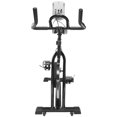 thumbnail image 3 of XtremepowerUS Stationary Exercise Bicycle Bike Cycling Cardio Health Workout Fitness, Aqua, 3 of 6