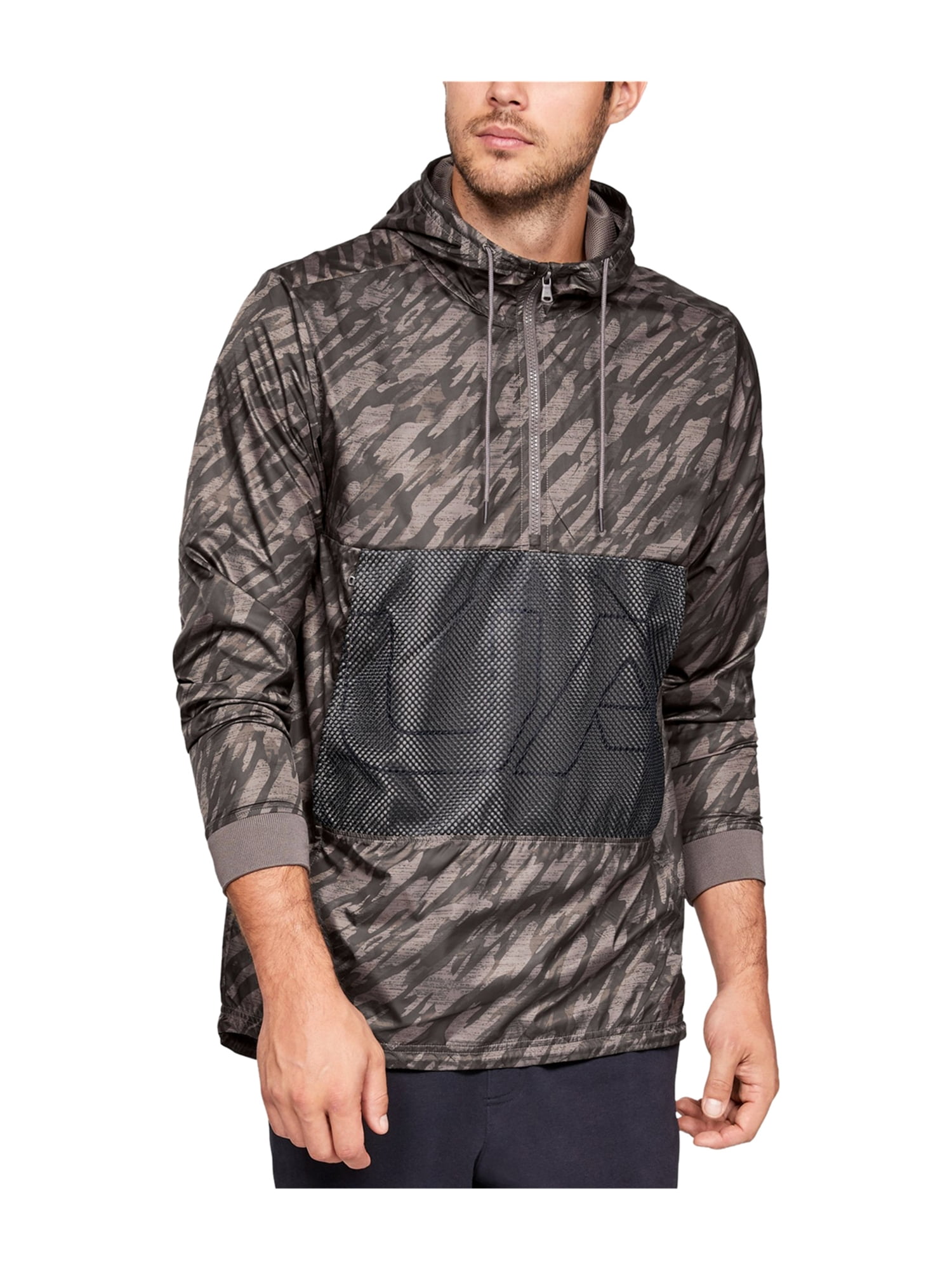 under armour camo windbreaker