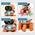 thumbnail image 4 of Kids Glow Music Educational Toy Electric Pet Cute LED Light Musical Dancing Robot Baby Learn To Climb Toy Children Birthday Gift, 4 of 9