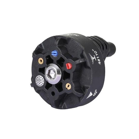 6-in-1 Adjustable Pressure Washer Nozzle for High Pressure Cleaner with 1/4 Inch Quick-Connect, Plastic Material