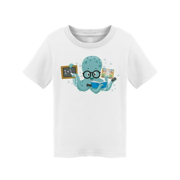 Octopus Math Teacher T-Shirt Toddler -Image by Shutterstock,  2 Toddler