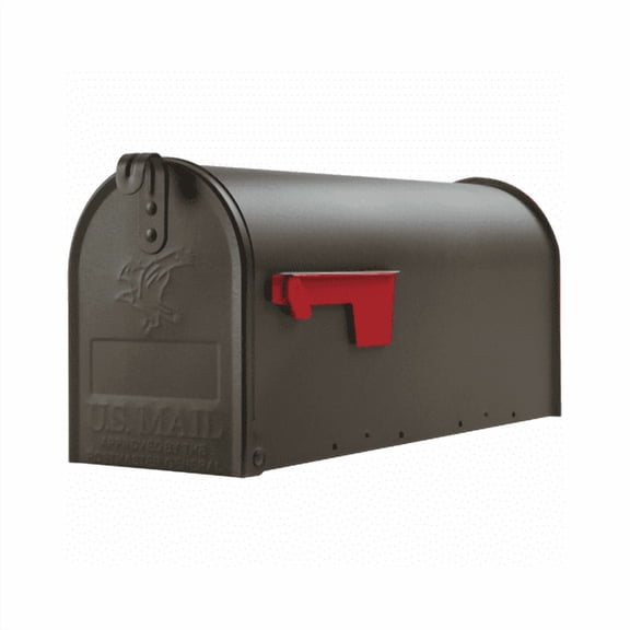 Gibraltar Mailboxes E1100BZAM Elite Post-Mount Mailbox, Medium, Textured Bronze