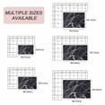 thumbnail image 6 of Black Marble Outdoor Rug 5x7 Ft, Non Slip Washable Area Rug, Vintage Minimalism White Abstract Texture Patio Rugs Carpet Runner, Large Floor Mat for Indoor/Outdoor Deck Porch Camping, 6 of 8