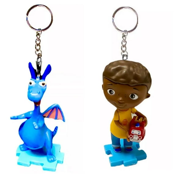 Stuffy Dragon & Donny PVC Key Ring Keychain Figure Figurine Ornament Charm Doc