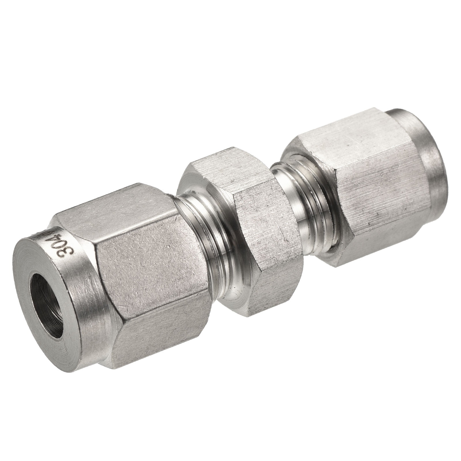 uxcell Brass Compression Tube Fitting 6mm OD Straight Pipe Adapter for Water Garden Irrigation System 