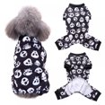 thumbnail image 3 of Pet Halloween Cosplay Costume For Small And Medium Dogs  Terrible Skeleton 4 Legged Jumpsuit S, 3 of 9