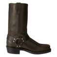 thumbnail image 5 of YLYL Men's Mid Calf Boots PU Leather Square Toe Pull on Classic Fashion Riding Boots, 5 of 8