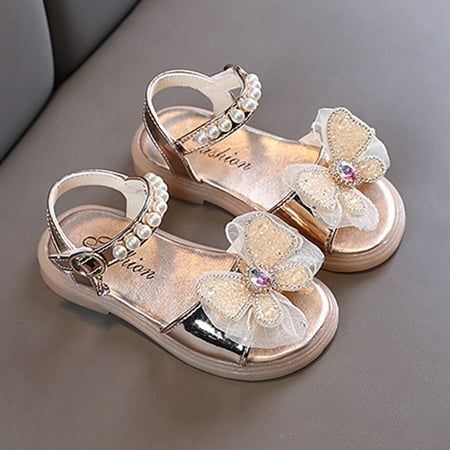 

Huilaibazo Girls Sandals Latest Kids Summer Shoes Custom Cute Cartoon Little Children Flat Girls Princess Sandals