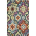 thumbnail image 5 of SAFAVIEH Suzani Dimitar Medallion Wool Area Rug, Blue/Multi, 3' x 5', 5 of 5