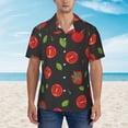 thumbnail image 4 of Goofa Tomatoes1 Hawaiian Shirt for Men, Unisex Summer Beach Casual Short Sleeve Button Down Shirts,Aloha Tropical Floral print shirt-Medium, 4 of 9