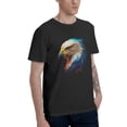 thumbnail image 4 of Colorful Eagle Men's T-Shirt Cotton 100% Summer Tops Fashion Casual Colorful Eagle Short Sleeves for Men Women Round Collar Top Tees, 4 of 6
