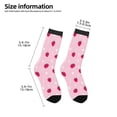 thumbnail image 2 of Uemuo Strawberry And Heart Printed Kids Boys Socks Seamless Crew Socks Crazy Funny Athletic Sport Socks for Children, 2 of 6