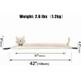thumbnail image 2 of Gleam Adorn Under Door Draft Stopper Decorative Wind Stopper 42 inch for Door & Window, Weighted Animal Air Draft Stopper Snake Noise Blocker for Bottom of Door with Hanging Loops - Khaki Cat, 2 of 15