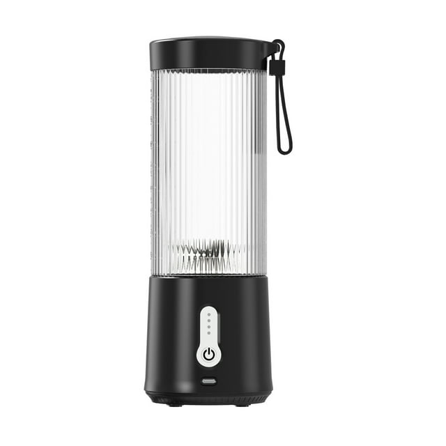 TFixol Portable USB Rechargeable Mini Blender with 6 Blades, 450ml Capacity, 20,000 RPM, Handheld Juicer for Shakes, Sports, Travel, and Outdoors, White