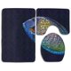 thumbnail image 1 of ABPHQTO Pintura de peces tropicales Juego de alfombras de baño de 3 piezas Alfombra de baño Alfombra de contorno y tapa de inodoro, 1 of 2