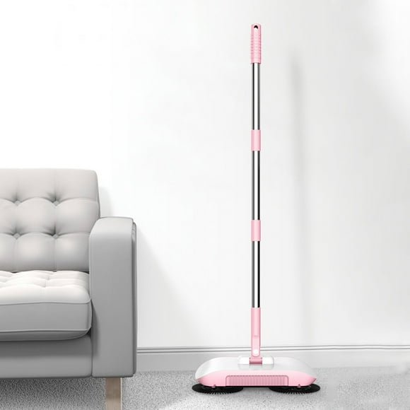 Manual Floor Cleaner, Carpet Sweeper Cleaner Floor Tool Hardwood Floor Mop Multi Purpose Household Hand Push Sweeper for Apartments, Offices