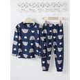 thumbnail image 6 of ATAIKU 100% Cotton Kids Baby Boys Long Sleeve Pajama Sets Toddler 2-Piece Sleepwear Child Summer Bear Pjs 2-8Y, 6 of 6