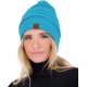 thumbnail image 2 of Market & Layne Beanie Gorro Verde azulado Market & Layne Gorro, 2 of 5
