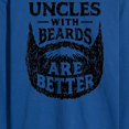 thumbnail image 3 of Instant Message - Uncle With Beards Are Better - Men's Long Sleeve T-Shirt, 3 of 6
