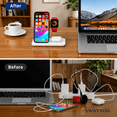 thumbnail image 7 of Swayvoo Wireless Charging Station 3-in-1 — 15W Fast Charger for iPhone 17 16 15 14 13 12 11 X Pro Max, Apple Watch Series 10–1 SE Ultra, AirPods 4 3 2 Pro — Adapter Included Foldable, 7 of 7