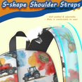 thumbnail image 5 of Tractor and Pumpkins Red Pattern 17" School Backpacks for Teens,Waterproof Oxford Fabric,S-Shape Padded Straps for School,Travel,Hiking,Camping, 5 of 6