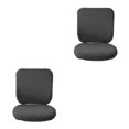 thumbnail image 1 of Guardoinrt Soft and Breathable Swivel Chair Cover Seating Experience Dark Gray Backrest + Cushion Cover 2Set, 1 of 6
