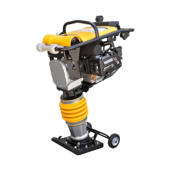 Stark USA Jumping Jack Plate Compactor, 6.5HP Gas Powered Rammer, EPA & CARB Compliant Soil Compactor